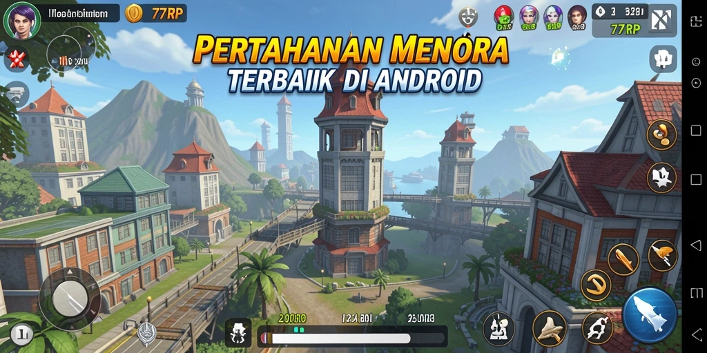 Gameplay seru Tower Defense di 77RP dengan grafis menawan.