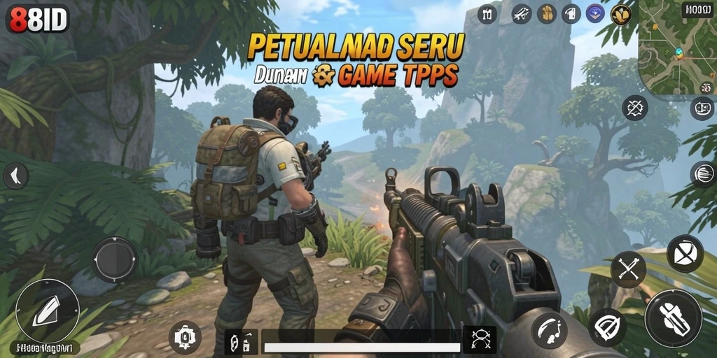 Screenshot menampilkan aksi mendebarkan dalam gameplay TPS yang intens.