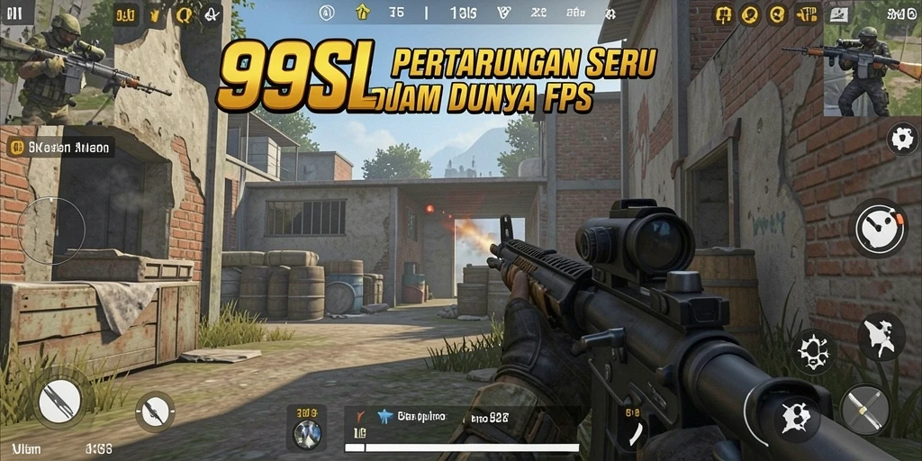 Gameplay seru 99SL dengan aksi FPS yang menegangkan.