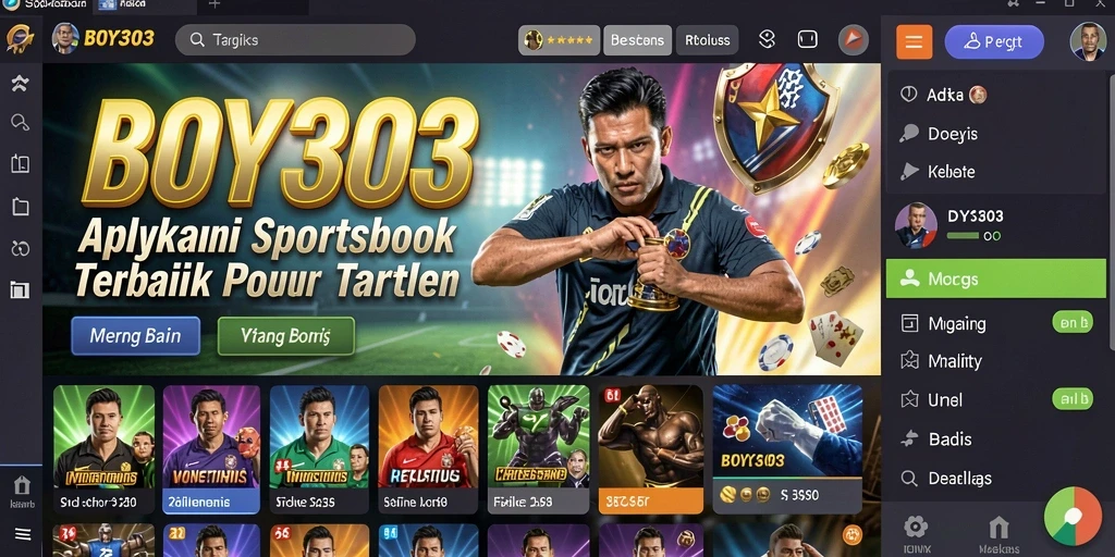 Screenshot gameplay BOY303 menampilkan taruhan olahraga yang menarik.