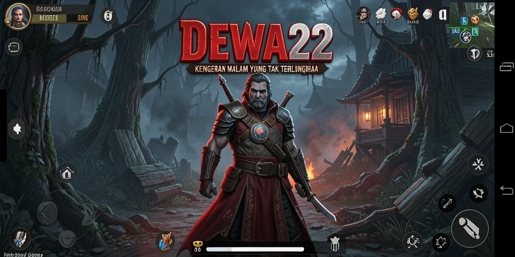 Tampilan gameplay DEWA22 yang mencekam dan menyeramkan.