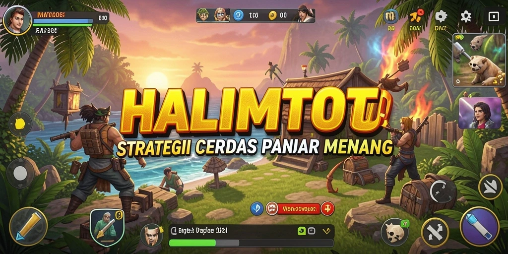 Screenshot gameplay HALIMTOTO dengan tampilan strategi yang menarik.