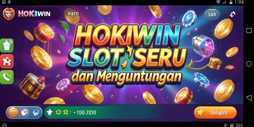 Tampilan gameplay Slot HOKIWIN dengan berbagai mesin menarik.