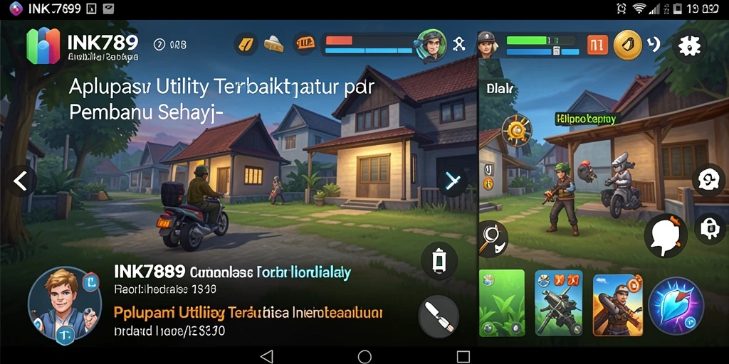 Tampilan antarmuka INK789 yang sederhana dan fungsional.