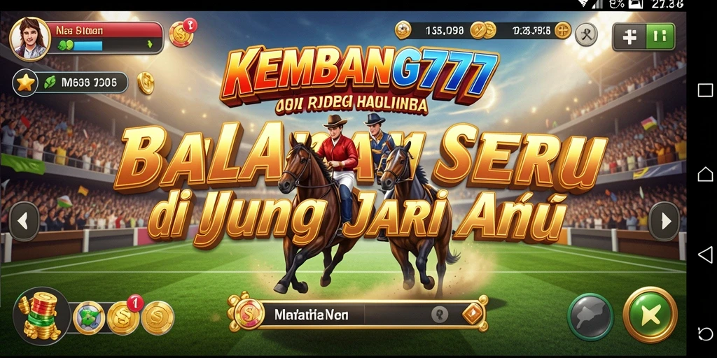 Gameplay KEMBANG777 yang mendebarkan di trek balap yang modern.