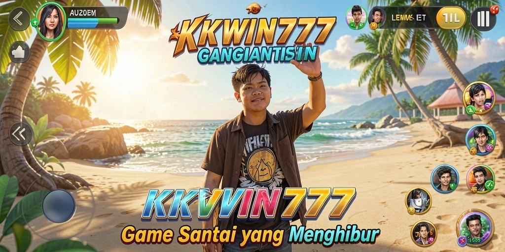 Tampilan gameplay KKWIN777 yang menarik dan penuh warna.
