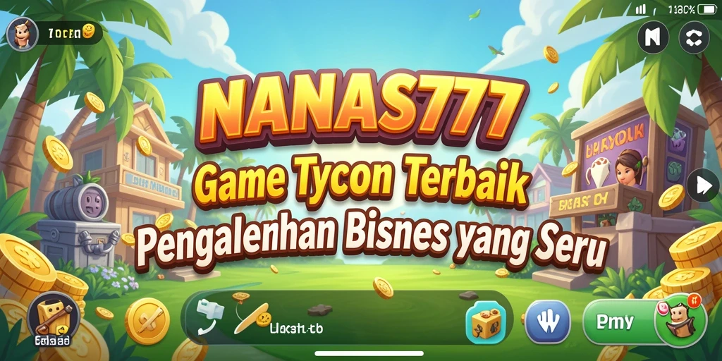 Screenshot gameplay <strong>NANAS777</strong> yang menampilkan pengelolaan bisnis yang seru.