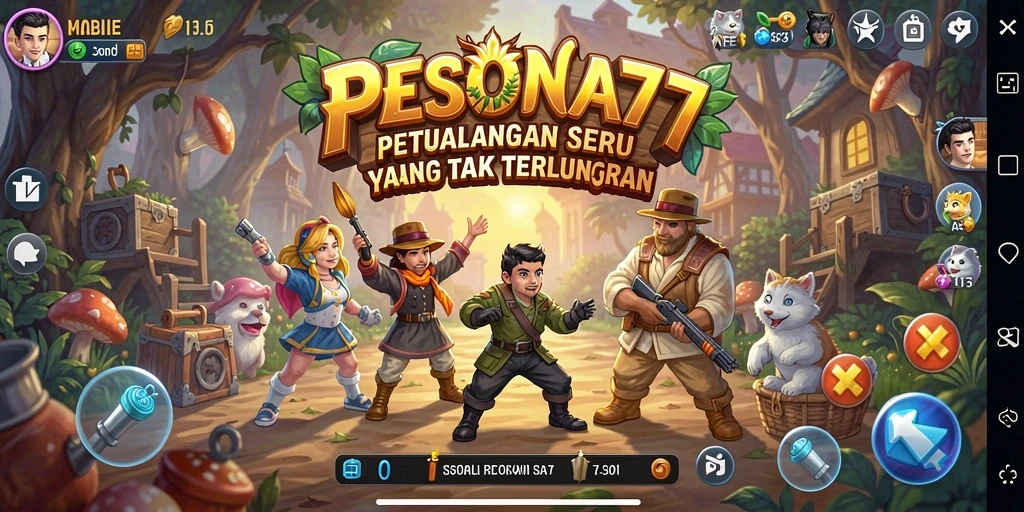 Gameplay seru PESONA77 yang menampilkan berbagai tantangan petualangan.
