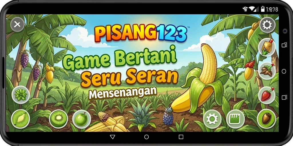 Screenshot PISANG123 menampilkan gameplay mengasyikkan saat bertani.