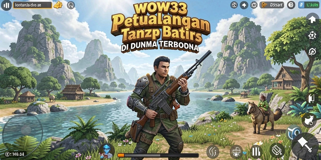 Gameplay WOW33 menampilkan petualangan seru di dunia terbuka.